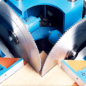 Double Miter Cut-Off Saws and Underpinners